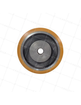 Ruota A CLAVETTE IN POLIURETANO DIAMETRO 150 MM CARICO 700KG - SFPU 150/50 A CLAVETTE A20
