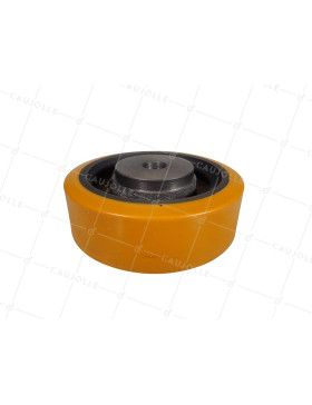 Ruota A CLAVETTE IN POLIURETANO DIAMETRO 150 MM CARICO 700KG - SFPU 150/50 A CLAVETTE A20