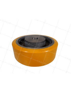 Ruota A CLAVETTE IN POLIURETANO DIAMETRO 150 MM CARICO 700KG - SFPU 150/50 A CLAVETTE A20