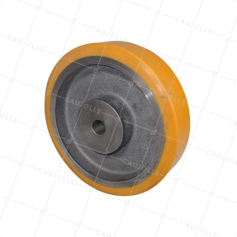 Ruota A CLAVETER IN POLIURETANO DIAMETRO 200/50 MM CARICO 950KG - SFPU 200/50 A CLAVETER A20 • Caujolle