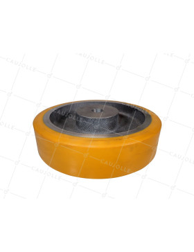 Ruota A CLAVETER IN POLIURETANO DIAMETRO 200/50 MM CARICO 950KG - SFPU 200/50 A CLAVETER A20
