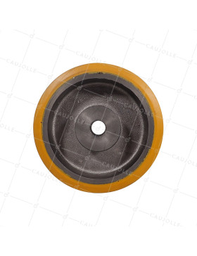 Ruota A CLAVETER IN POLIURETANO DIAMETRO 200/60 MM CARICO 1000KG - SFPU 200/60 A CLAVETER A25
