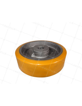 Ruota A CLAVETER IN POLIURETANO DIAMETRO 200/60 MM CARICO 1000KG - SFPU 200/60 A CLAVETER A25