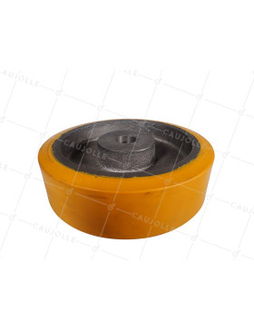 Ruota A CLAVETER IN POLIURETANO DIAMETRO 200/60 MM CARICO 1000KG - SFPU 200/60 A CLAVETER A25