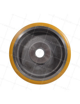 Ruota A CLAVETER IN POLIURETANO DIAMETRO 300/80 MM CARICO 2000KG - SFPU 300/80 A CLAVETER A50