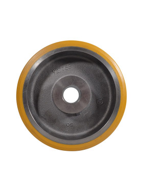 Ruota A CLAVETER IN POLIURETANO DIAMETRO 300/80 MM CARICO 2000KG - SFPU 300/80 A CLAVETER A50