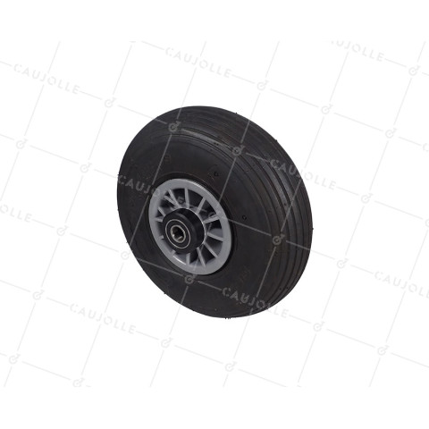 Ruota DI Carrello a mano GONFIATA DIAMETRO 260 MM CARICO 150KG Cuscinetto A SFERE 16MM - S2700P 260/85 4PR LINEA R SFERE 16 • Caujolle