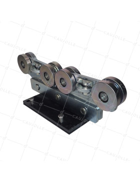MONTATURA DI PORTALE A SBALZO MANTION® 9978S PER APERTURE SUPERIORI AI 9 METRI • Caujolle