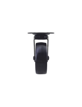Ruota DESIGN NERA Ruota NYLON DIAMETRO 75 MM CARICO 45KG - BLACKNYLON 75P
