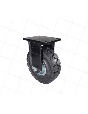 Ruota TUTTO TERRAIN PER OSTACOLO DIAMETRO 250 MM CARICO 450 KG - SERIE TITAN FISSO 250 • Caujolle