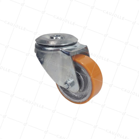 Ruota DI CRIC PER AUTO DIAMETRO 80 MM CARICO 225 KG - S74 O 80 SFPU • Caujolle