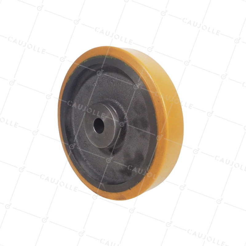 Ruota A CLAVETER IN POLIURETANO DIAMETRO 250/50 MM CARICO 1100KG - SFPU 250/50 A CLAVETER A25