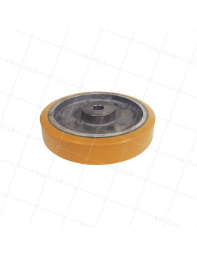 Ruota A CLAVETER IN POLIURETANO DIAMETRO 250/50 MM CARICO 1100KG - SFPU 250/50 A CLAVETER A25