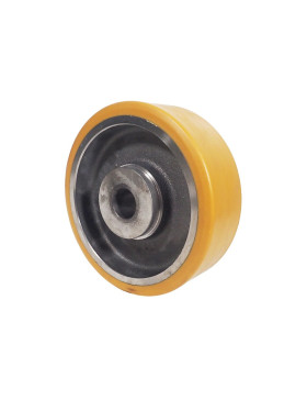 Ruota A CLAVETER IN POLIURETANO DIAMETRO 250/80 MM CARICO 1600KG - SFPU 250/80 A CLAVETER A40