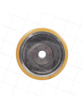 Ruota A CLAVETER IN POLIURETANO DIAMETRO 250/80 MM CARICO 1600KG - SFPU 250/80 A CLAVETER A40