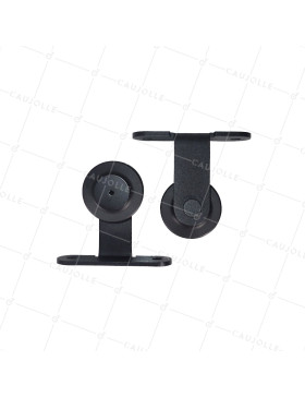 KIT DI 2 Ruote PER GALANDAGE E FERRO PIATTO DI 6 MM FISSAGGIO SULLA TRANCIATURA 99954-60 • Caujolle