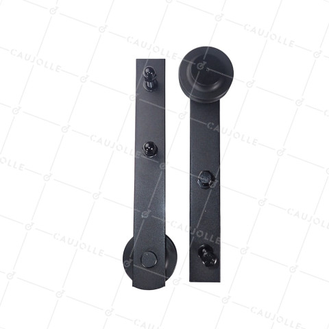 KIT DI 2 Ruote PER GALANDAGE E FERRO PIATTO DI 6 MM - PER 99951 • Caujolle
