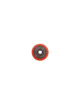 Ruota IN POLIURETANO DIAMETRO 35 MM CARICO 100 KG ASSE 8 MM - GTP 35 27