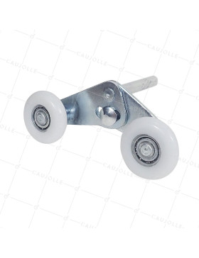 Ruota TANDEM 46 MM PORTA SEZIONALE - DOPPIA