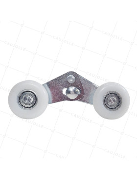 Ruota TANDEM 46 MM PORTA SEZIONALE - DOPPIA