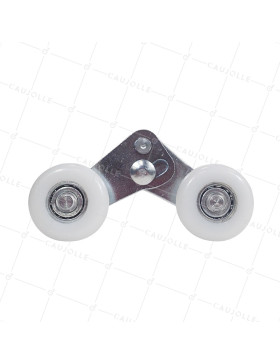 Ruota TANDEM 46 MM PORTA SEZIONALE - DOPPIA
