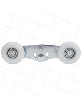 Ruota TANDEM 46 MM PORTA SEZIONALE - DOPPIA