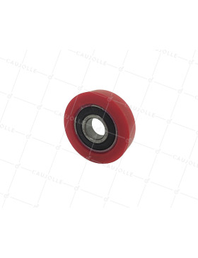 Ruota IN POLIURETANO DIAMETRO 40 MM CARICO 25 KG ASSE 12 MM • Caujolle