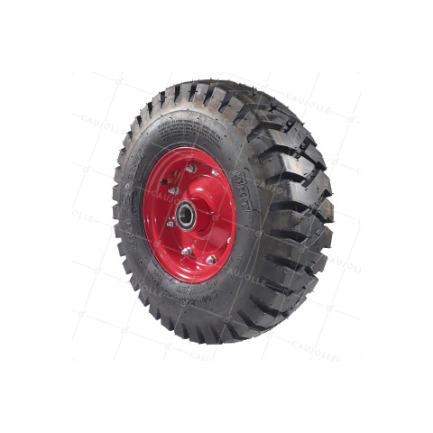 Ruota DI MACCHINA AGRICOLA DIAMETRO 460 MM CARICO 725 KG ASSE 30 MM -  S2600B30 8 PR 5.00-8 • Caujolle