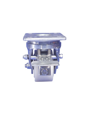 Ruota PIVOTANTE A FRENO IN NYLON DIAMETRO 100 MM CARICO 1200 KG - STEC NYLON 100P A FRENO