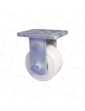 Ruota FISSA IN NYLON DIAMETRO 150 MM CARICO ESTREMO 3000 KG - STEC NYLON 150F • Caujolle