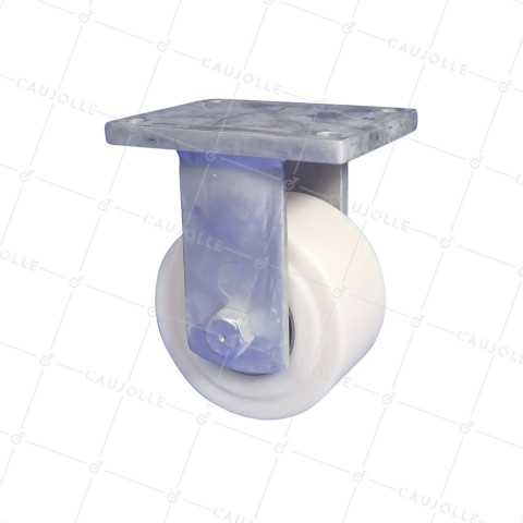 Ruota FISSA IN NYLON DIAMETRO 150 MM CARICO ESTREMO 3000 KG - STEC NYLON 150F • Caujolle