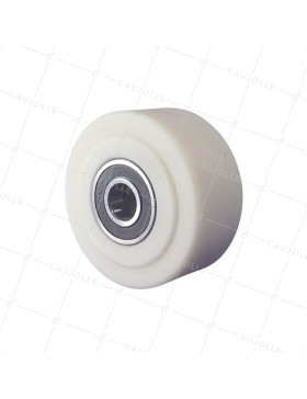Ruota NYLON AD ALTA CAPACITÀ DIAMETRO 125 MM CARICO 2000 KG PER ASSE DI 125MM - S2490 125 RB25 • Caujolle