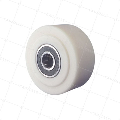 Ruota NYLON AD ALTA CAPACITÀ DIAMETRO 125 MM CARICO 2000 KG PER ASSE DI 125MM - S2490 125 RB25 • Caujolle