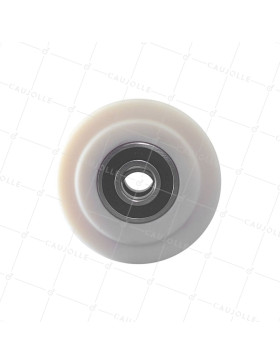 Ruota NYLON AD ALTA CARICO DIAMETRO 150 MM CARICO 2000 KG PER ASSE DI 25MM - S2490 150 RB25
