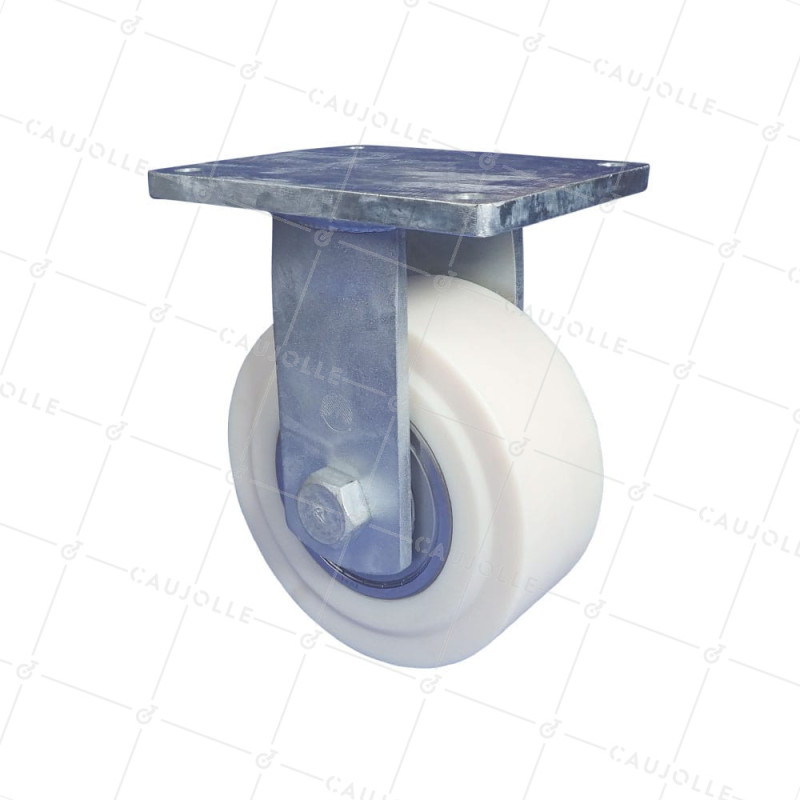 Ruota FISSA IN NYLON DIAMETRO 250 MM CARICO 7500 KG - STEC NYLON 250F