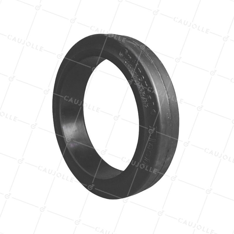 FRENO ACCIAIO GOMMA CONTINENTALE ELASTICO DIAMETRO 230 MM CARICO 400 KG - ANELLO CONTI 230/50-170