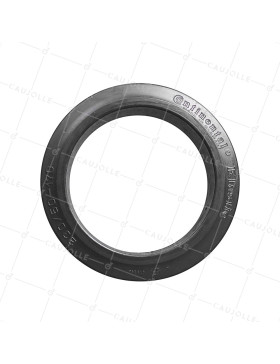FRENO ACCIAIO GOMMA CONTINENTALE ELASTICO DIAMETRO 230 MM CARICO 400 KG - ANELLO CONTI 230/50-170