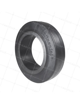 FRENO ACCIAIO GOMMA CONTINENTALE® ELASTICO DIAMETRO 300 MM CARICO 800 KG - ANELLO CONTI 300/85-170 • Caujolle