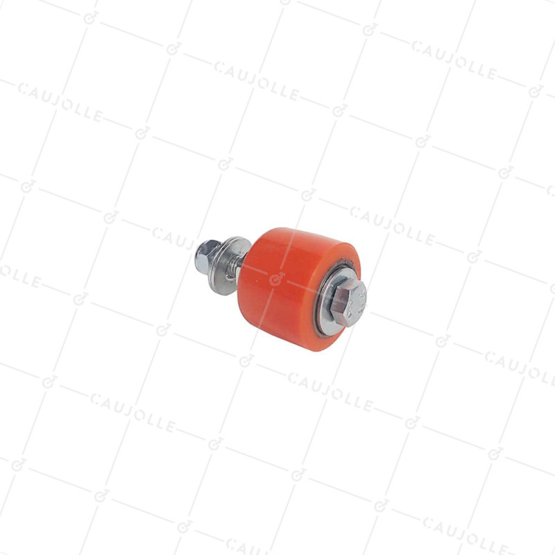 Rullo di guida GUIDA IN POLIURETANO PER PORTA SCORREVOLE DIAMETRO 35 MM LUNGHEZZA 27 MM CON BULLONE DA 8 MM - OL 35X27 PU