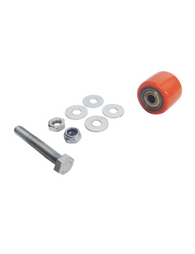 Rullo di guida GUIDA IN POLIURETANO PER PORTA SCORREVOLE DIAMETRO 35 MM LUNGHEZZA 27 MM CON BULLONE DA 8 MM - OL 35X27 PU