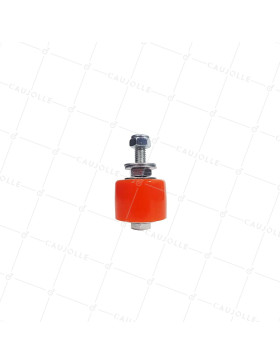 Rullo di guida GUIDA IN POLIURETANO PER PORTA SCORREVOLE DIAMETRO 35 MM LUNGHEZZA 27 MM CON BULLONE DA 8 MM - OL 35X27 PU