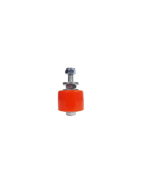 Rullo di guida GUIDA IN POLIURETANO PER PORTA SCORREVOLE DIAMETRO 35 MM LUNGHEZZA 27 MM CON BULLONE DA 8 MM - OL 35X27 PU
