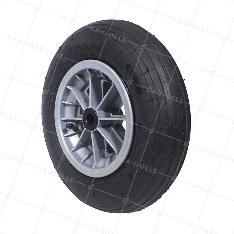 Ruota DI CARRETTO DIAMETRO 360 MM ASSE 20 MM CARICO 150 KG-S1006P 3.50/8 R20