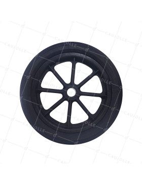 Ruota di carriola INDEFORMABILE IN GOMMA DI DIAMETRO 360MM PER ALBERO DI 30 MM - S605DP 360 L30-74