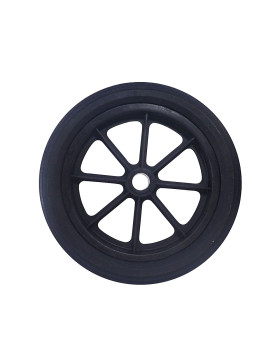 Ruota di carriola INDEFORMABILE IN GOMMA DI DIAMETRO 360MM PER ALBERO DI 30 MM - S605DP 360 L30-74