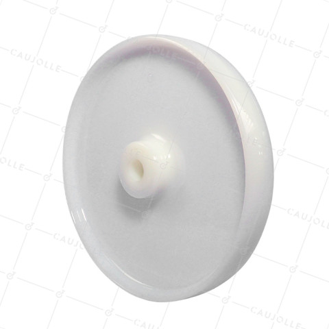 Ruota NYLON DIAMETRO 300 MM CARICO 1000 KG ASSE 25 MM - S2450 300 L25G • Caujolle