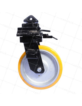 Ruota DI CONTENITORE Ruota DIAMETRO 305 MM CARICO 1750 KG - CONTENITORE MONO Ruota ARANCIONE