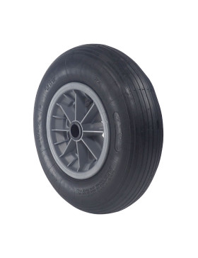 Ruota di carriola GONFIABILE DIAMETRO 400 MM CARICO 150 KG PER ASSE DI 30 MM - S1006P L30 POM