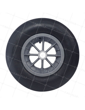 Ruota di carriola GONFIABILE DIAMETRO 400 MM CARICO 150 KG PER ASSE DI 32 MM - S1006P L32 POM