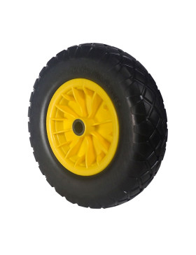 Ruota di carriola INCREVABILE DIAMETRO 400 MM CARICO 150KG PER ASSE DI 25 MM - S6000P400R25